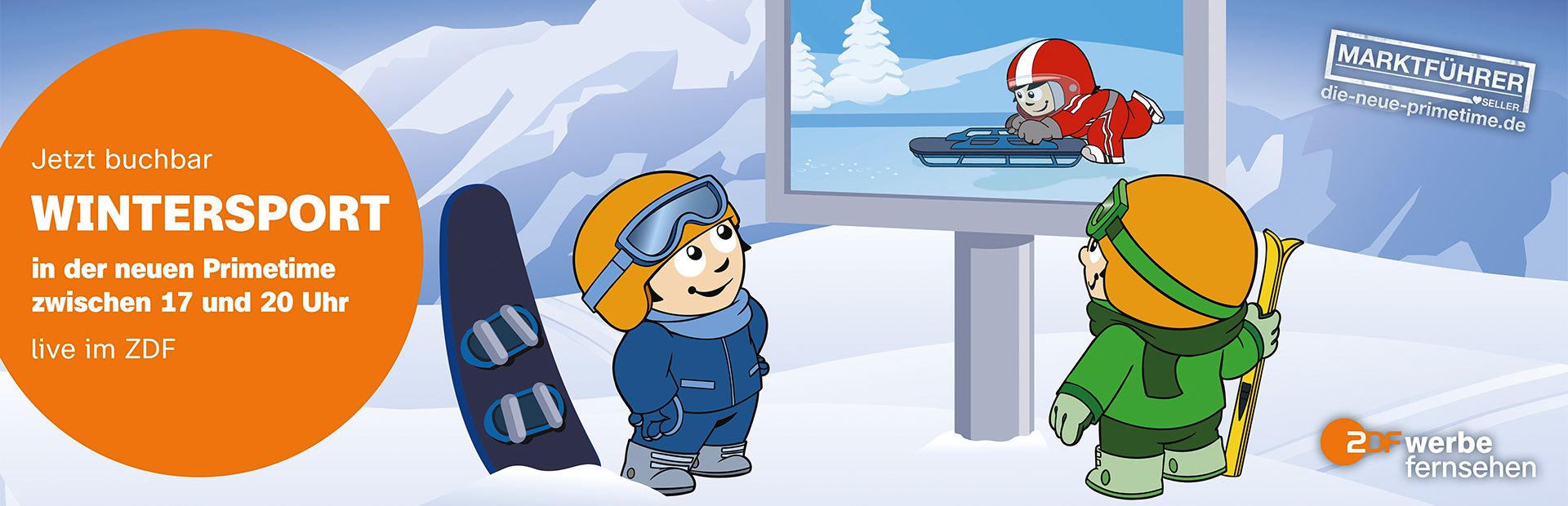 Die neue Primetime | Wintersport (© ZDF Werbefernsehen GmbH)